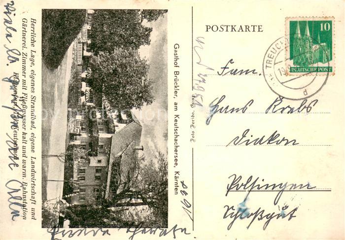 Keutschach See Gasthof Brueckler