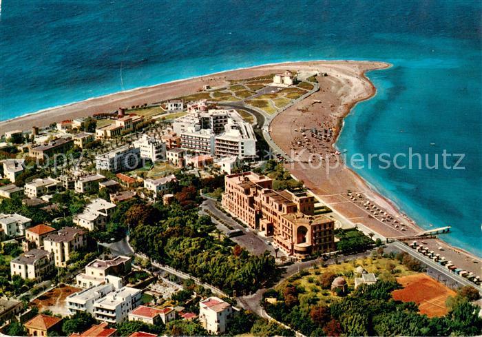 Rhodos Rhodes aegaeis Fliegeraufnahme