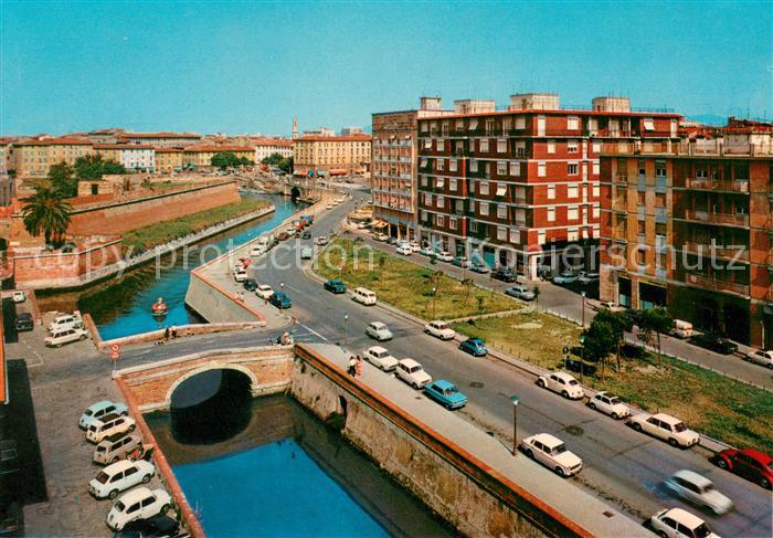 Livorno I Fossi Fortezza Nouva Graeben Kanal Neue Festung