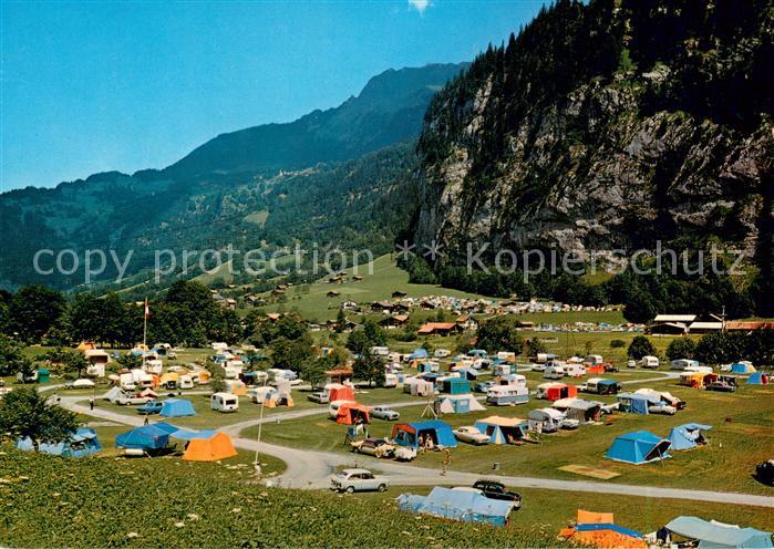 Lauterbrunnen BE Campingplatz Berner Alpen