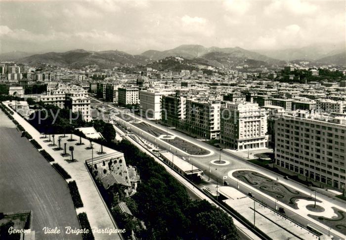 Genova Genua Liguria Panorama Viale delle Brigate Partigiane