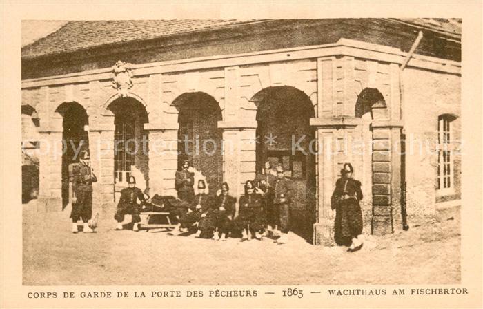 Strasbourg Alsace Corps de Garde de la Porte des Pêcheurs Wachthaus am Fischerto