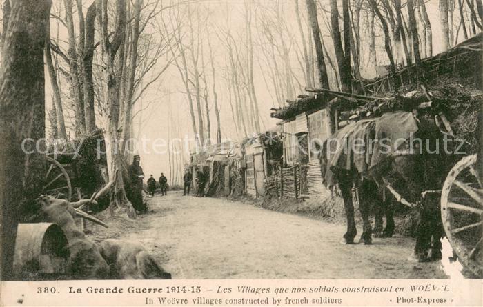 Verdun Meuse Grande Guerre 1914-15 les villages que