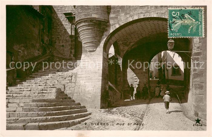 Hyeres les Palmiers Rue Saint Paul