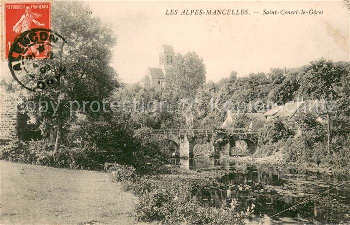Saint-Ceneri-le-Gerei Aux bords de la rivière Pont