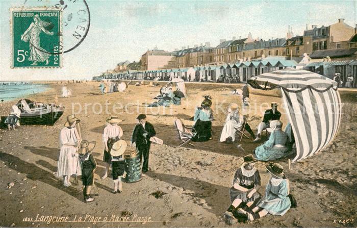 Langrune-sur-Mer La plage a marée haute