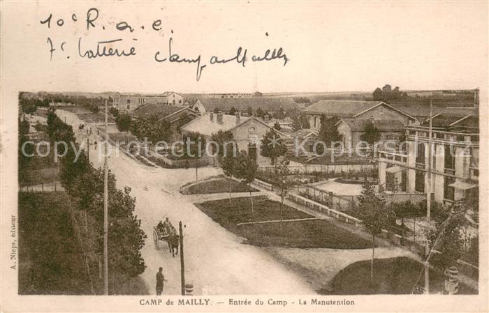 Camp de Mailly Entrée du camp Manutention