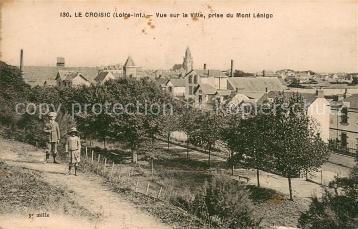 Le Croisic Vue sur la ville prise du Mont Lénigo