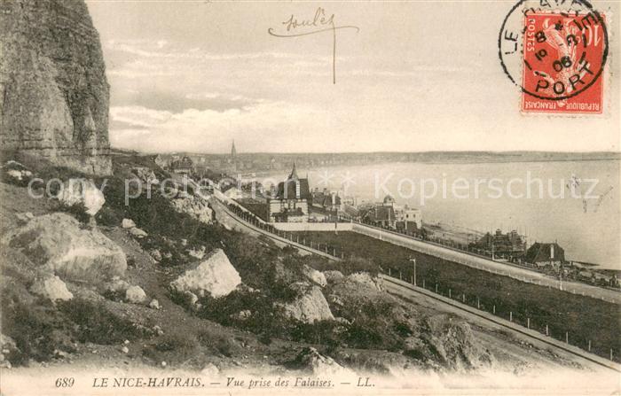 Sainte-Adresse Le Nice Havrais vue prise des falaises