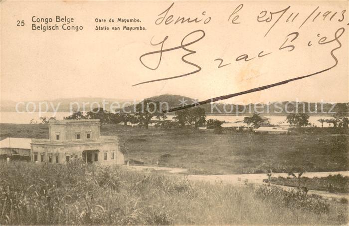 Congo Belge Gare du Mayumbe