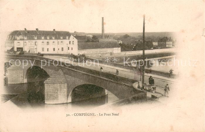 Compiegne Oise Pont neuf