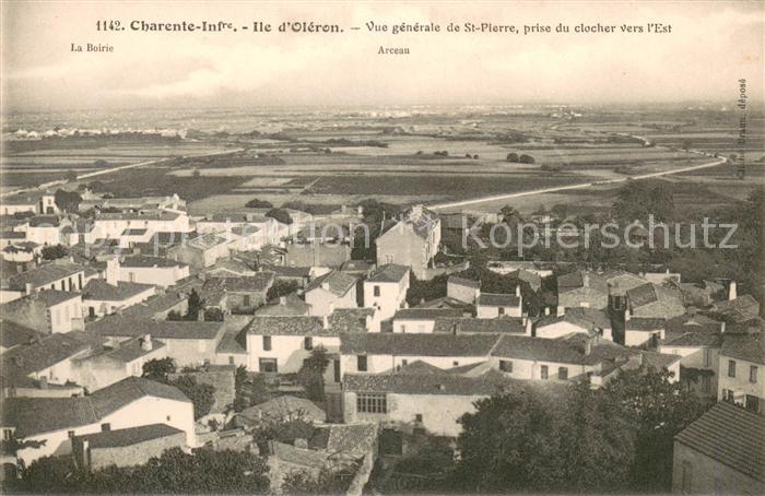 Saint Pierre d Oleron Vue Generale prise du clocher vers l'est