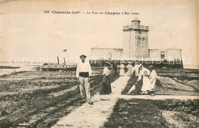 Le Chapus Le fort a mer basse