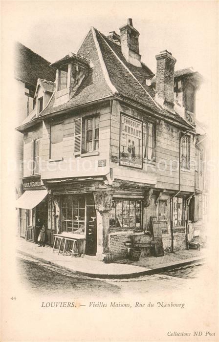 Louviers Eure Vieilles maisons Rue du Neubourg