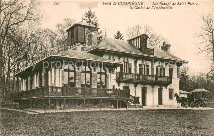 Foret de Compiegne Les étangs de Saint Pierre Chalet de l'Impératrice