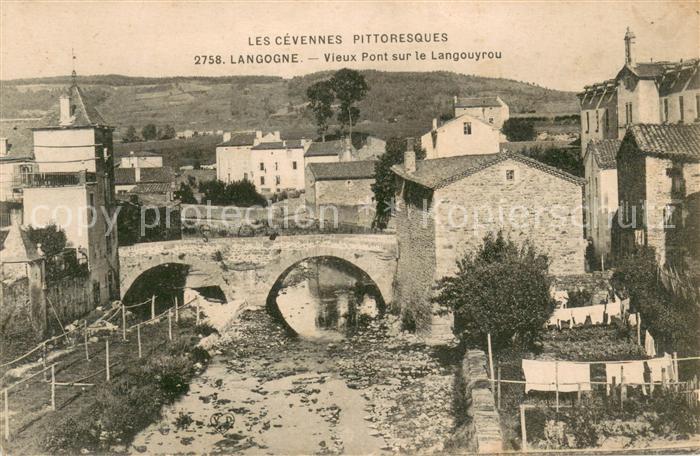 Langogne Vieux pont sur le Langouyrou