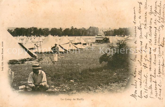 Camp de Mailly Les tentes