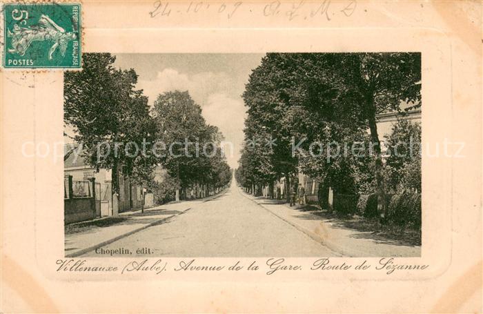 Villenauxe-la-Grande Avenue de la Gare Route de Sézanne