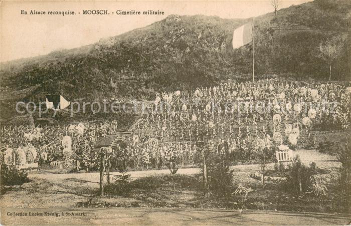 Moosch Haut Rhin Alsace Cimetière militaire