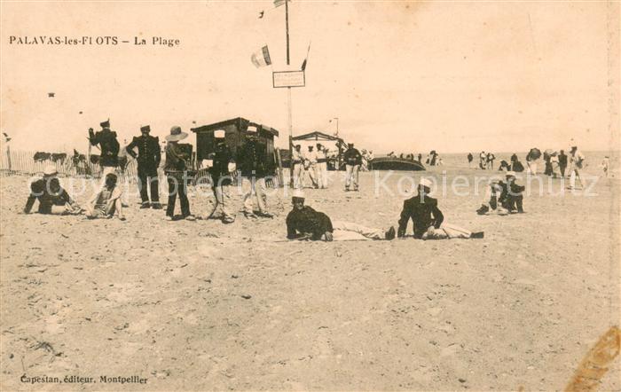 Palavas-les-Flots Herault La plage