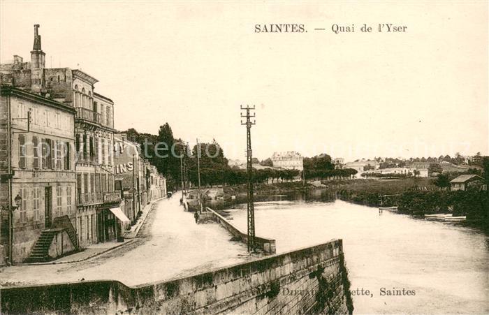 Saintes Charente-Maritime Quai de l'Yser