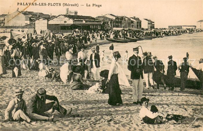 Palavas-les-Flots Herault La plage