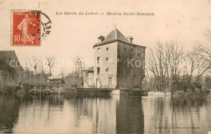 Olivet Loiret Les bords du Loiret Moulin Saint Sansson