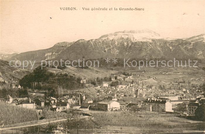 Voiron Vue Generale et la Grande Sure