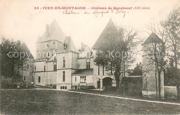 Ivry-en-Montagne Chateau de Coraboeuf