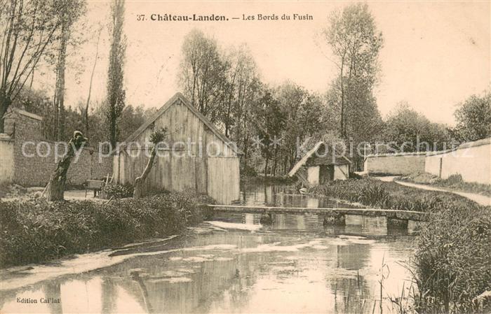 Chateau-Landon Les bords du Fusin