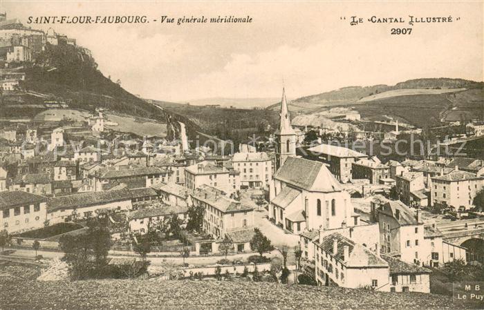Saint-Flour Cantal Faubourg vue Generale méridionale