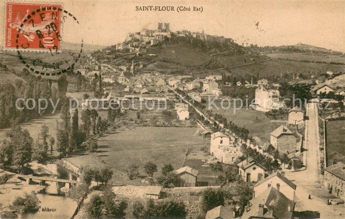 Saint-Flour Cantal Vue panoramique