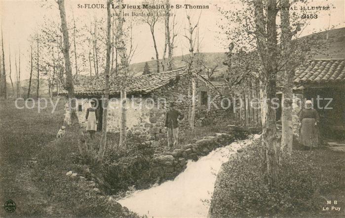 Saint-Flour Cantal Le vieux moulin de Saint Thomas