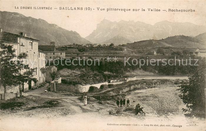 Saillans Drome Vue pittoresque sur la Vallee Rochecourbe