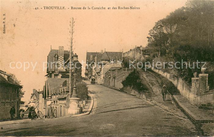 Trouville-sur-Mer Routes de la Corniche et des Roches Noires