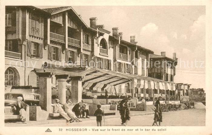 Hossegor Soorts Landes Vue sur le front de mer et Bar du Soleil