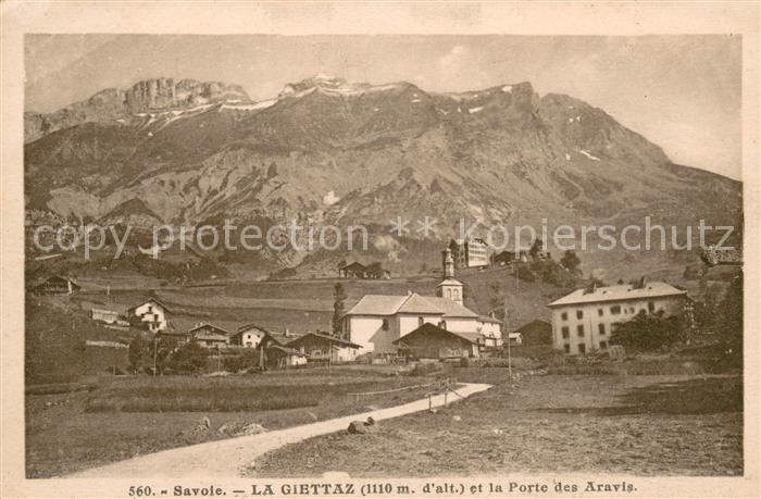 La Giettaz Village et la Porte des Aravis Alpes