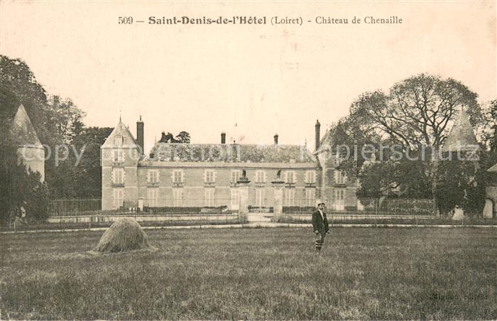 Saint-Denis-de-l Hotel Chateau de Chenaille Schloss