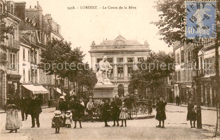Lorient Morbihan Bretagne Cours de la Bôve Monument Statue