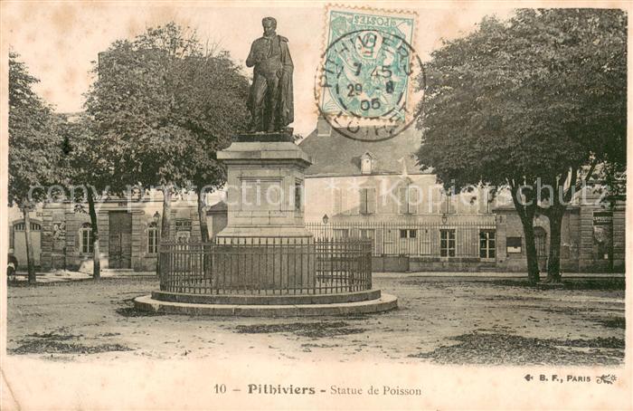 Pithiviers Loiret Statue de Poisson Monument