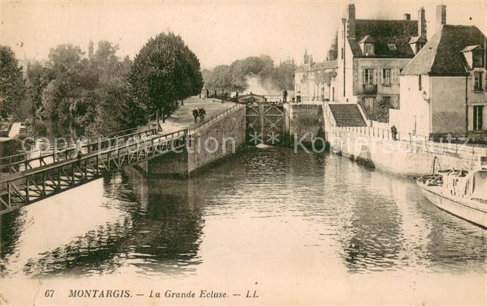 Montargis Loiret La grande écluse