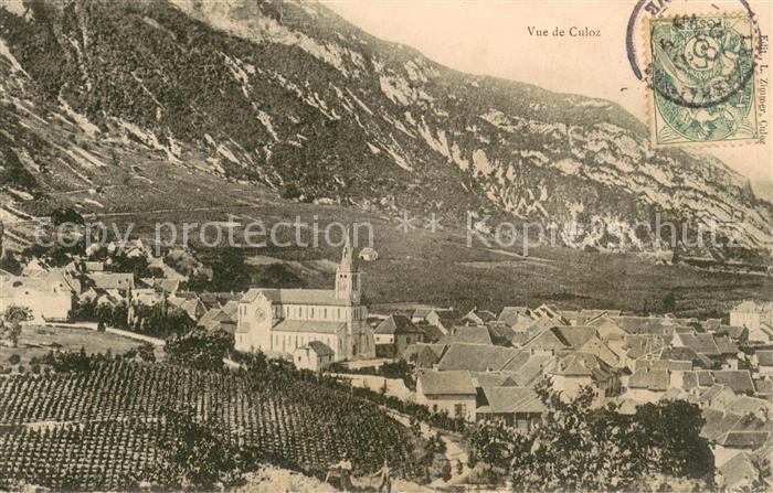Culoz Vue Generale avec Eglise Alpes