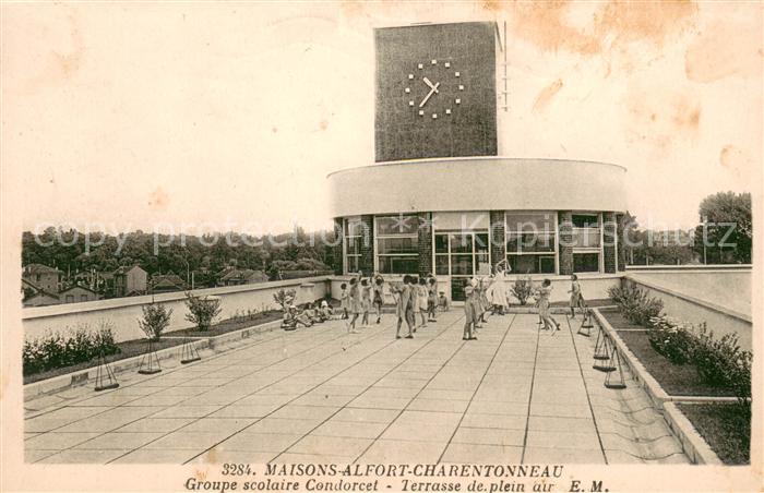 Charentonneau Groupe scolaire Condorcet Terrasse de plein air