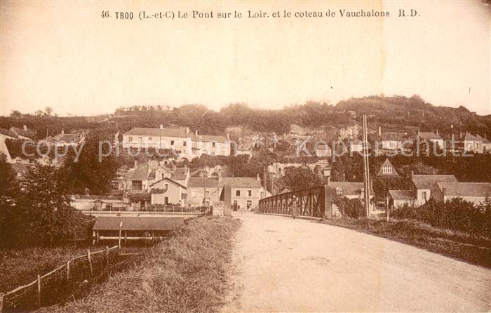 Troo Pont sur le Loir et coteau de Vauchalons