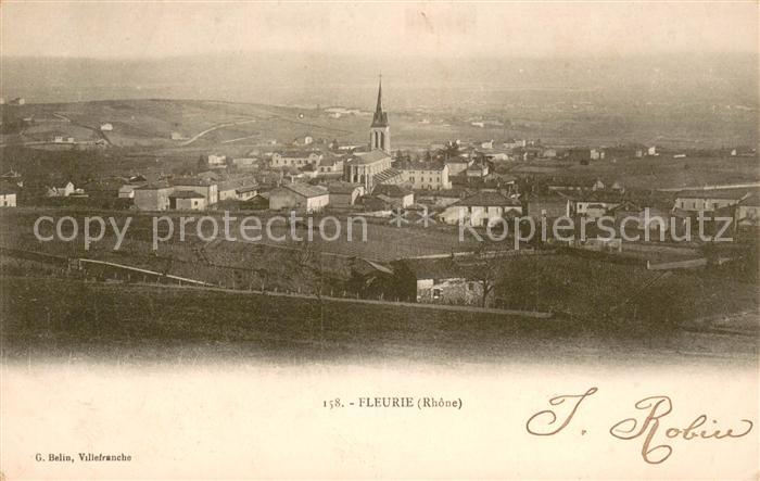 Fleurie Vue panoramique
