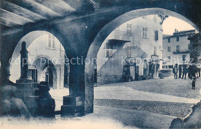 Sospel Place Saint Nicolas