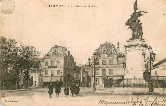 Chaumont 52 L'entrée de la ville Monument