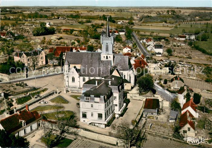 Valencay Eglise Hôpital vue aérienne