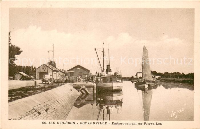 Boyardville Embarquement du Pierre Loti