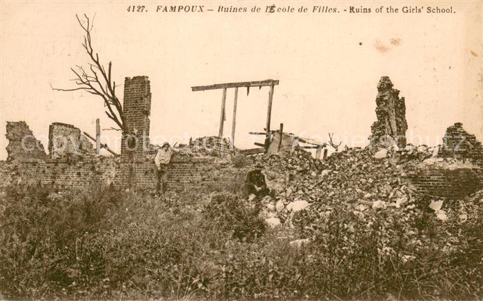 Fampoux Ruines de l’Ecole des Filles